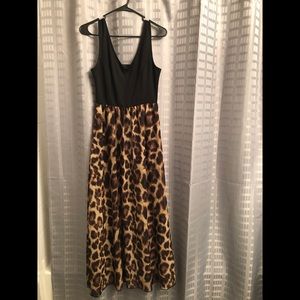Animal print Maxi dress